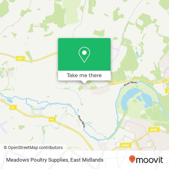 Meadows Poultry Supplies map