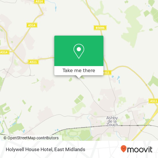Holywell House Hotel map