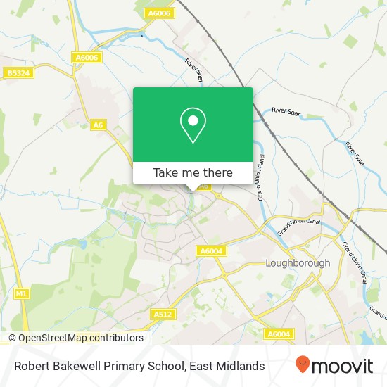 Robert Bakewell Primary School map