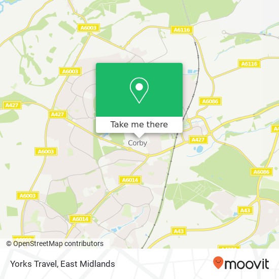 Yorks Travel map