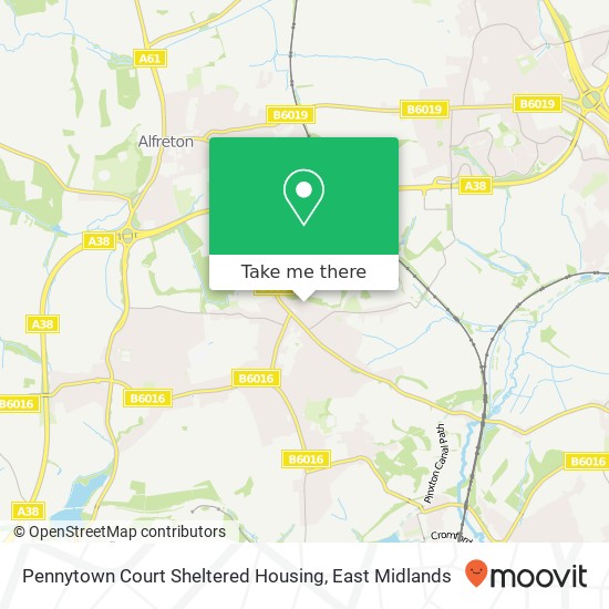 Pennytown Court Sheltered Housing map