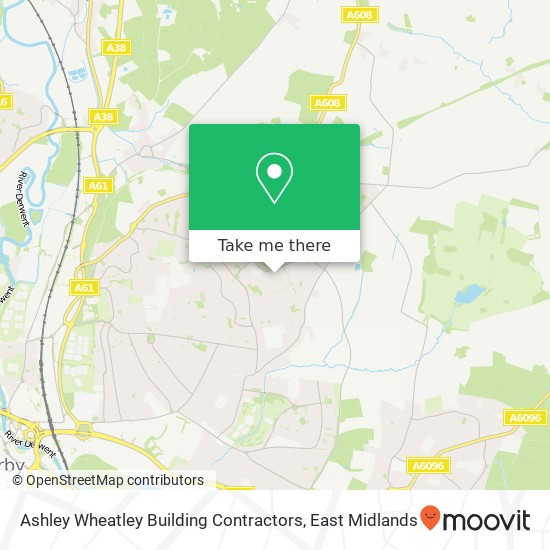 Ashley Wheatley Building Contractors map