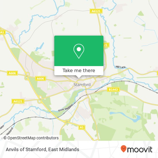 Anvils of Stamford map