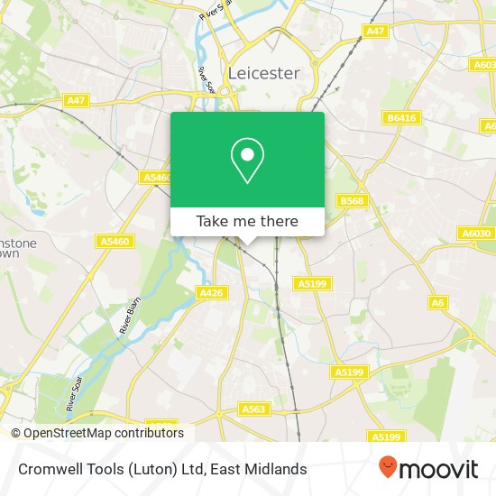 Cromwell Tools (Luton) Ltd map