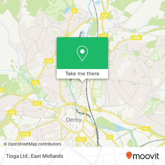 Tioga Ltd. map