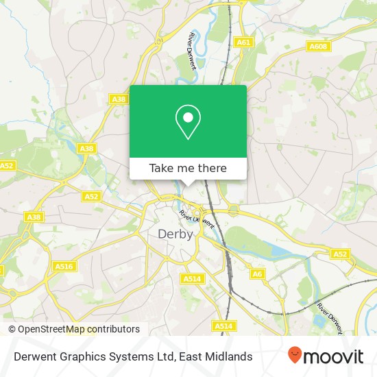 Derwent Graphics Systems Ltd map