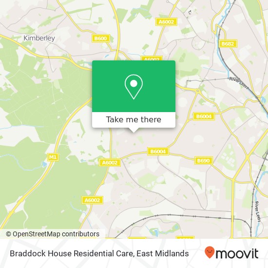 Braddock House Residential Care map