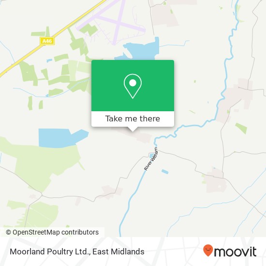 Moorland Poultry Ltd. map