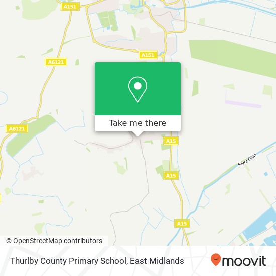 Thurlby County Primary School map