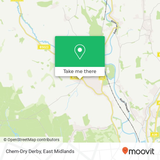 Chem-Dry Derby map