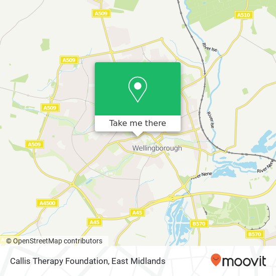 Callis Therapy Foundation map
