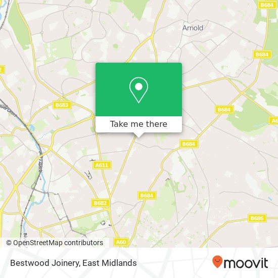 Bestwood Joinery map
