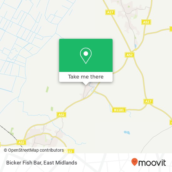 Bicker Fish Bar map