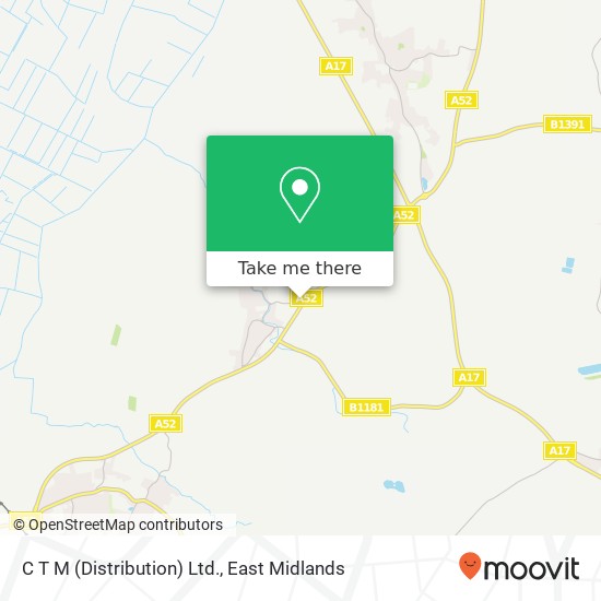 C T M (Distribution) Ltd. map