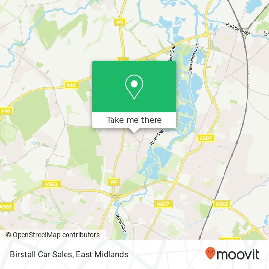 Birstall Car Sales map