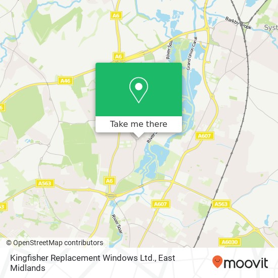 Kingfisher Replacement Windows Ltd. map