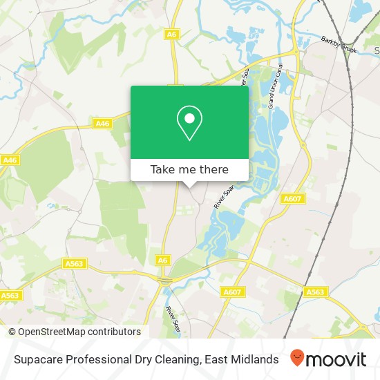 Supacare Professional Dry Cleaning map