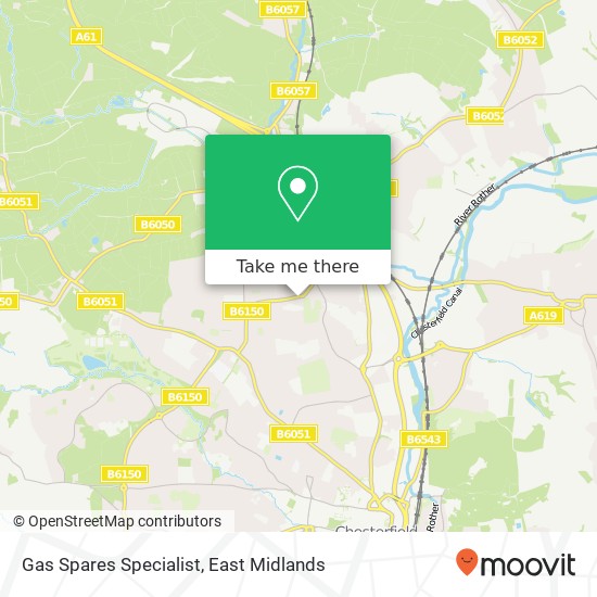 Gas Spares Specialist map