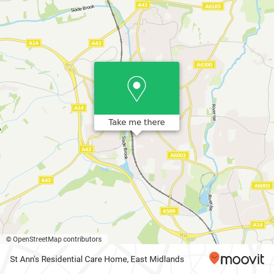 St Ann's Residential Care Home map