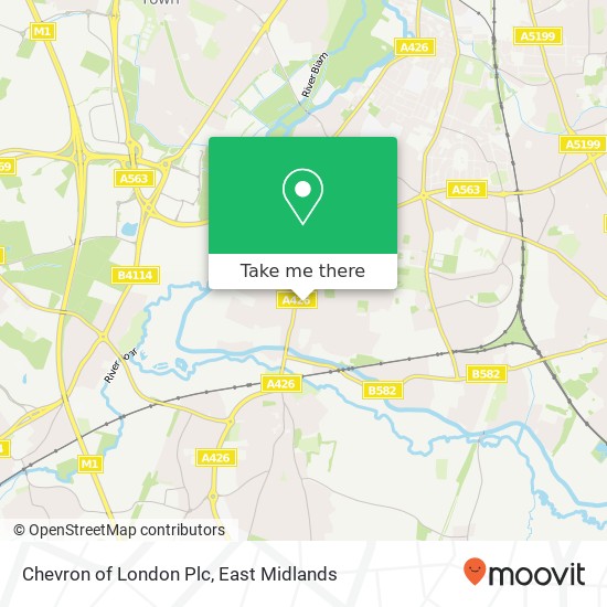 Chevron of London Plc map