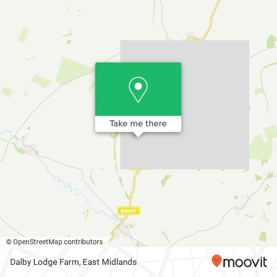 Dalby Lodge Farm map