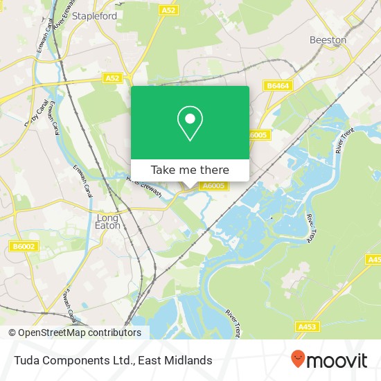 Tuda Components Ltd. map