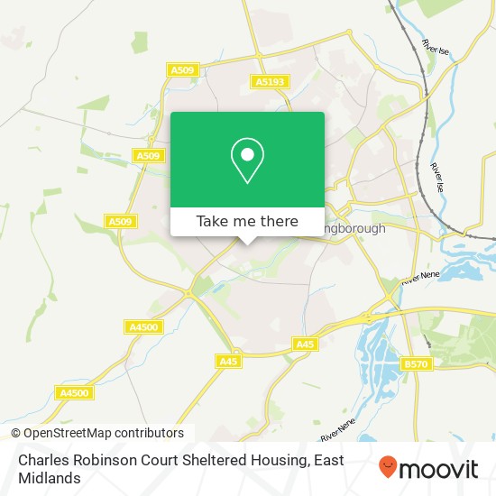 Charles Robinson Court Sheltered Housing map
