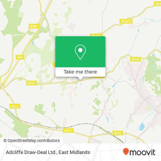 Adcliffe Draw-Deal Ltd. map
