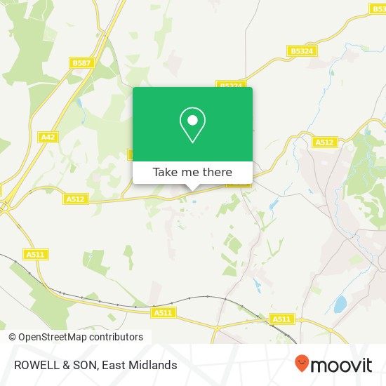 ROWELL & SON map