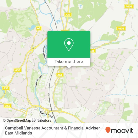 Campbell Vanessa Accountant & Financial Adviser map