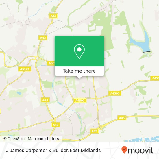 J James Carpenter & Builder map