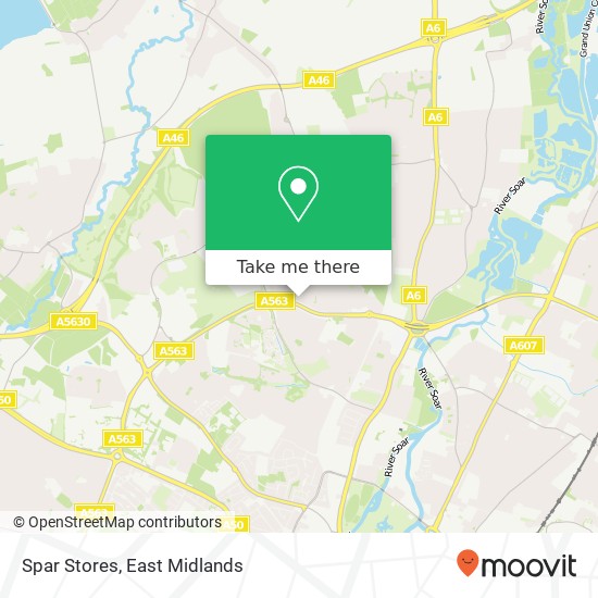 Spar Stores map