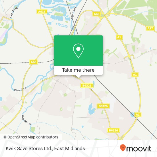 Kwik Save Stores Ltd. map