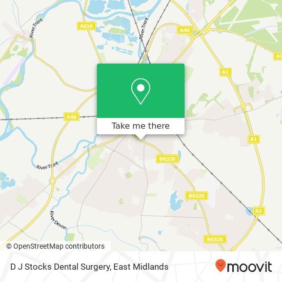 D J Stocks Dental Surgery map