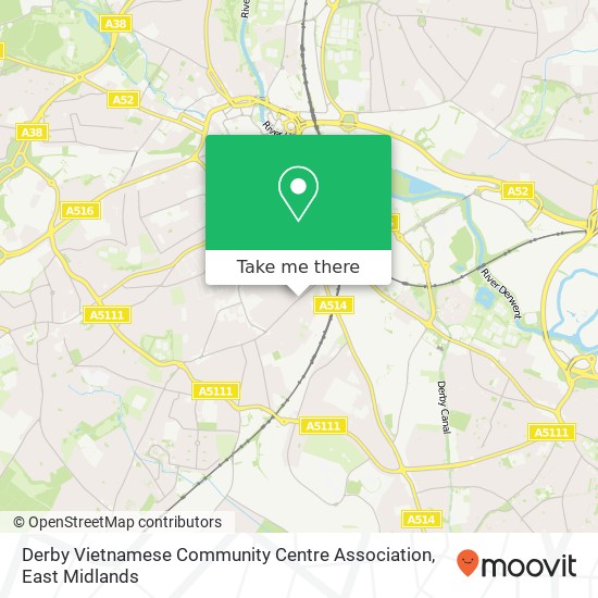 Derby Vietnamese Community Centre Association map