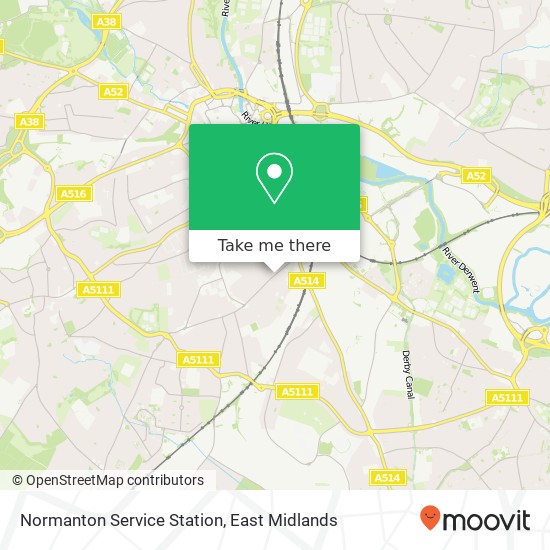 Normanton Service Station map