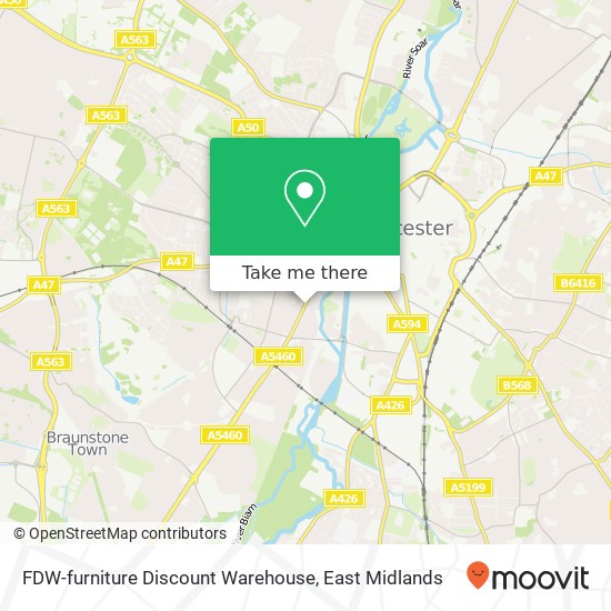 FDW-furniture Discount Warehouse map