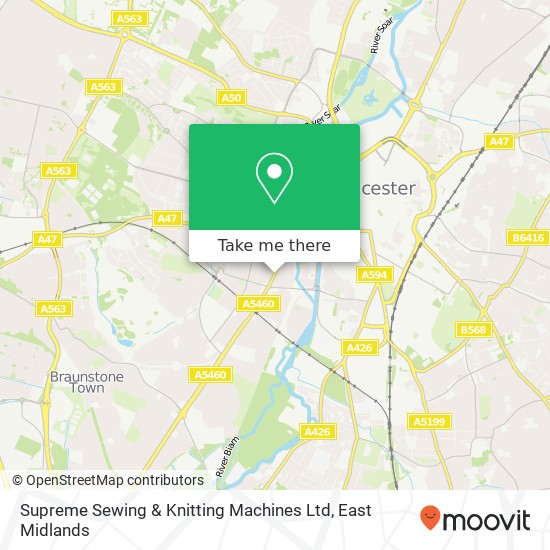 Supreme Sewing & Knitting Machines Ltd map