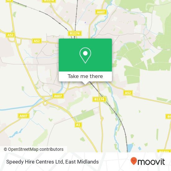 Speedy Hire Centres Ltd map