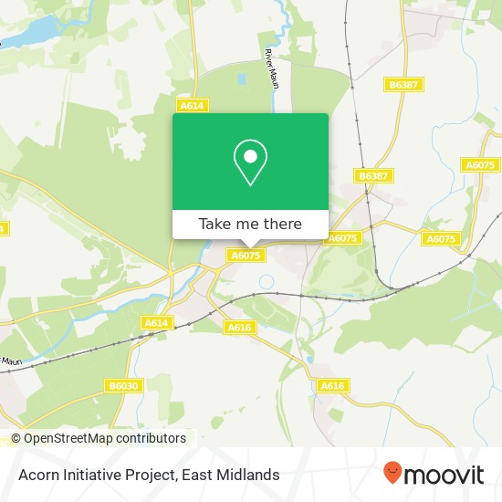 Acorn Initiative Project map