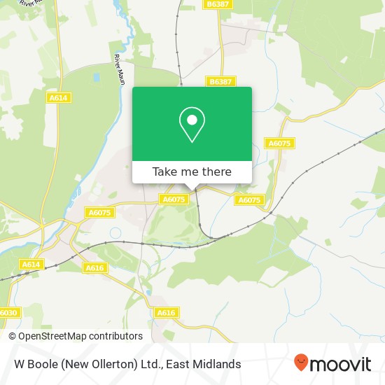 W Boole (New Ollerton) Ltd. map