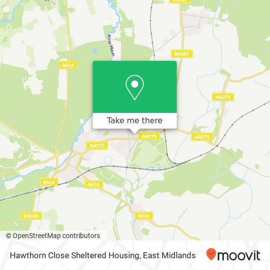 Hawthorn Close Sheltered Housing map