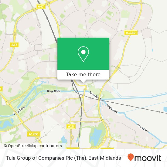 Tula Group of Companies Plc (The) map