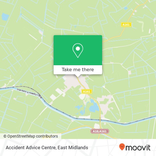 Accident Advice Centre map