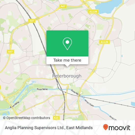 Anglia Planning Supervisors Ltd. map