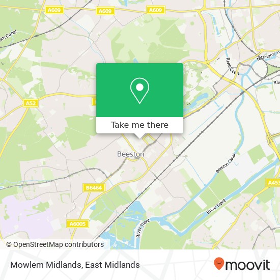 Mowlem Midlands map