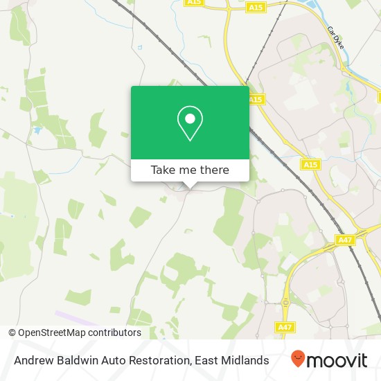 Andrew Baldwin Auto Restoration map