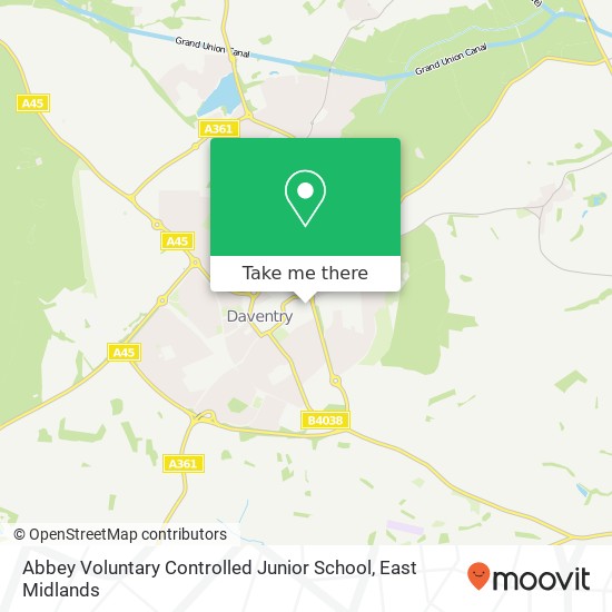 Abbey Voluntary Controlled Junior School map