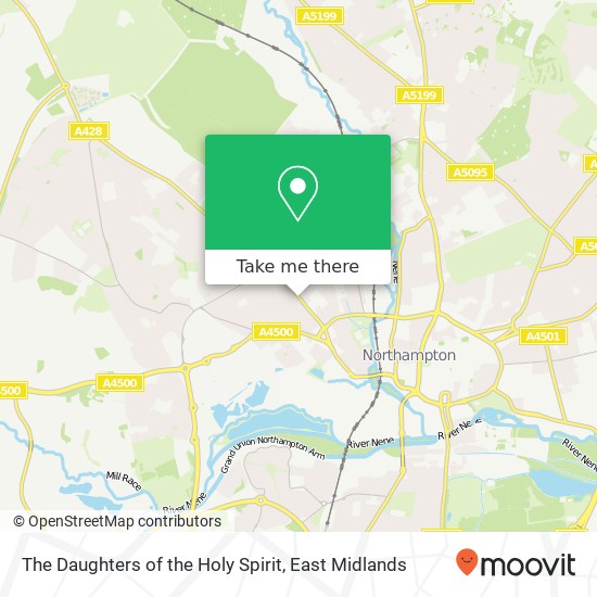 The Daughters of the Holy Spirit map