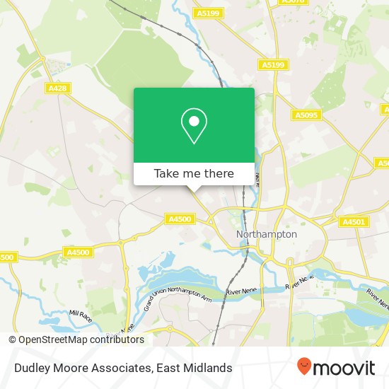Dudley Moore Associates map